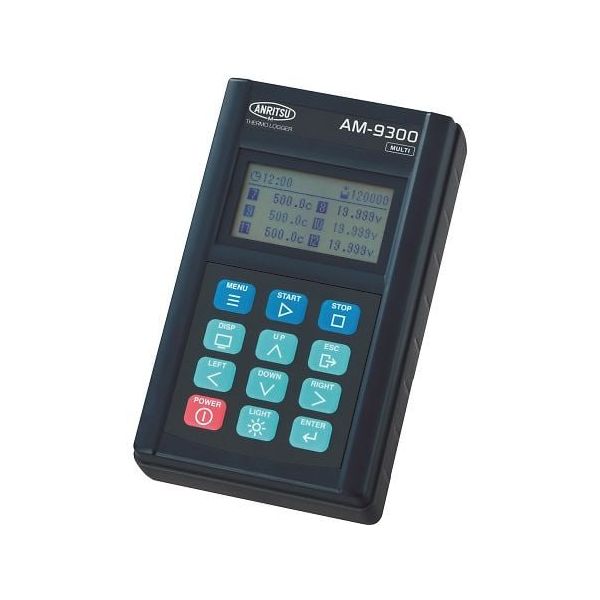 安立計器 メモリ付き温度計サーモロガー AMー9000シリーズ AM-9300 1個 68-1074-73（直送品）