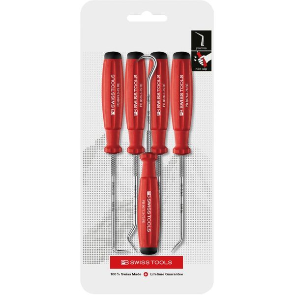 PB SWISS TOOLS ピービースイスツールズ 4本組 スイスグリップ プラスドライバーセット ホルダー付 ペーパーボックス入 8242.CBB