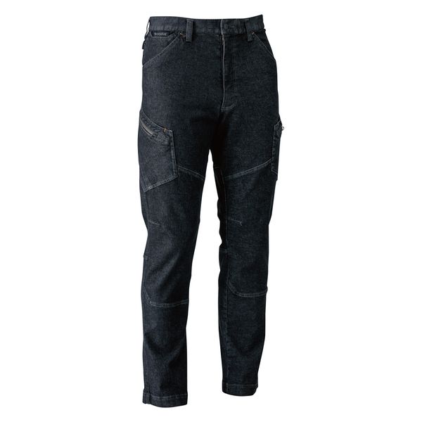 TS DESIGN 5114-95-L メンズカーゴパンツ ブラック L 1着（直送