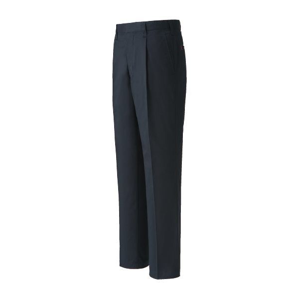 中塚被服 ワンタックパンツ ネイビー 101 N100-34-101 1枚（直送品） 4,833円
