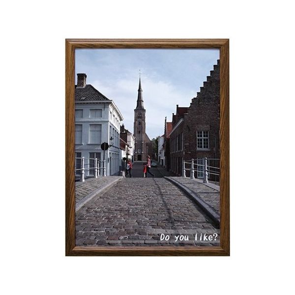 万丈 V ポスター額 A1判 ブラウン VPF-A1BR 1個 63-5755-76（直送品）