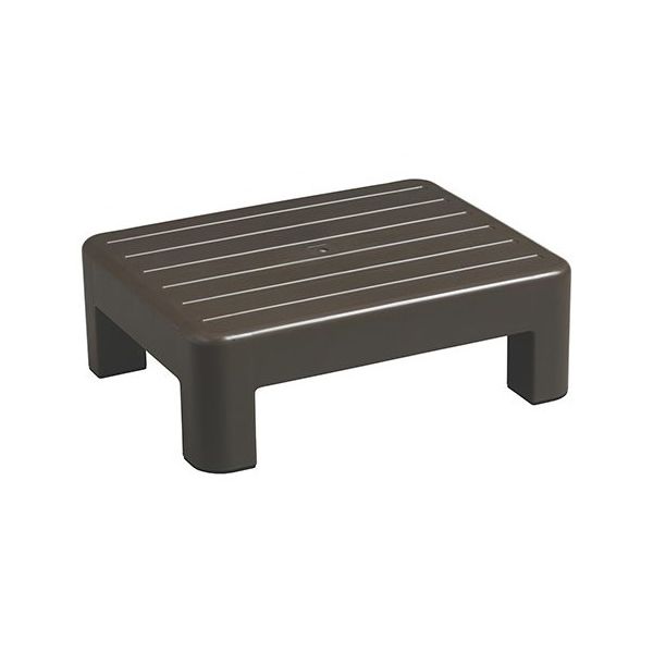 小原産業 プラスチック踏み台 小型 ブラウン 380mm×300mm×130mm ST-625 1個 63-7934-43（直送品）