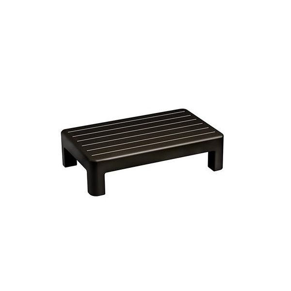 小原産業 プラスチック踏み台 大型 ブラウン 550mm×340mm×140mm ST-635 1個 63-7934-45（直送品）