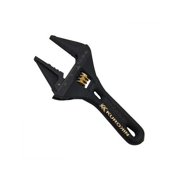 フジ矢 ライトショートモンキー(黒金・グリップ付) 118mm FLS-28-BG 1個 64-3209-73（直送品）