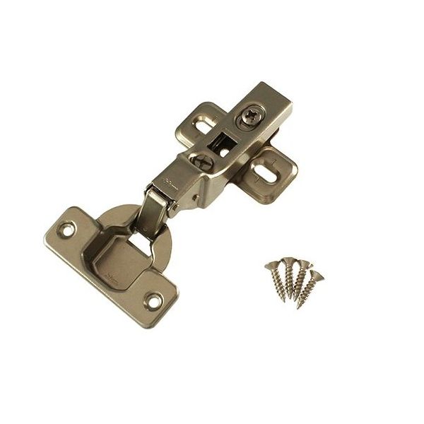 アイワ金属 ブルムスライド丁番 35mm 半かぶせキャッチ付 AP-1052C 1個 64-5083-09（直送品）