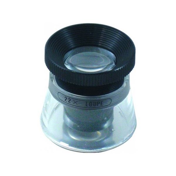 ミザールテック スケールルーペ 22倍 RCS-22 1個 65-9408-21（直送品）