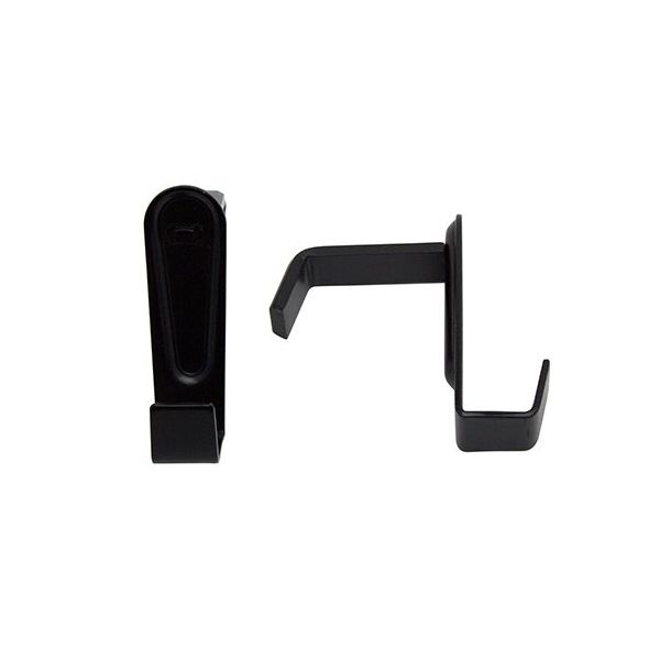 額受ナゲシ BS特上ナゲシ掛 黒 36mm×17.5mm×55.5mm×37mm×14mm 2個入 Y-7207-2 1セット(2個)（直送品）