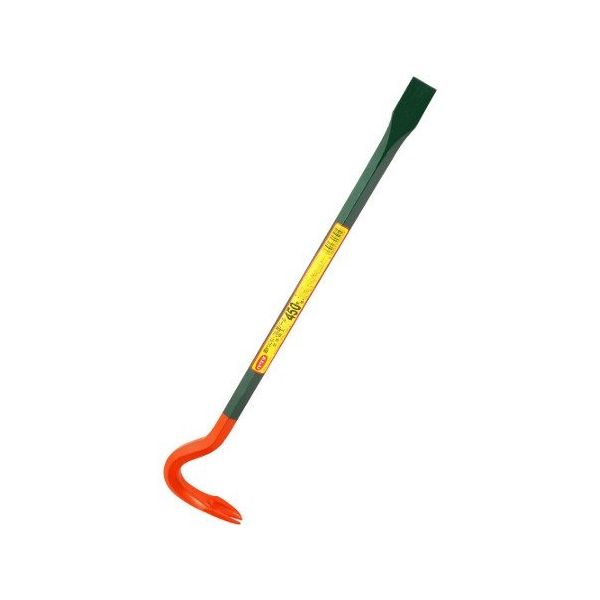 バクマ工業 六角鶴首バール 17×450mm 120044 1本 63-2921-38（直送品）