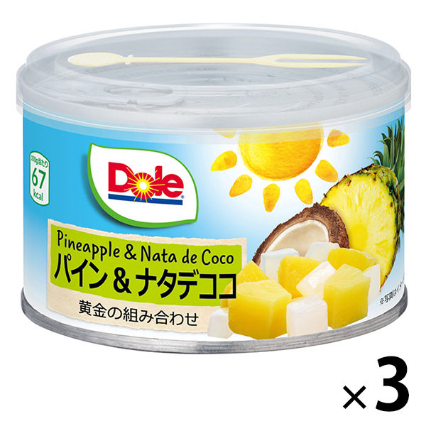 ドール　パイン＆ナタデココ227g　1セット（3缶入）