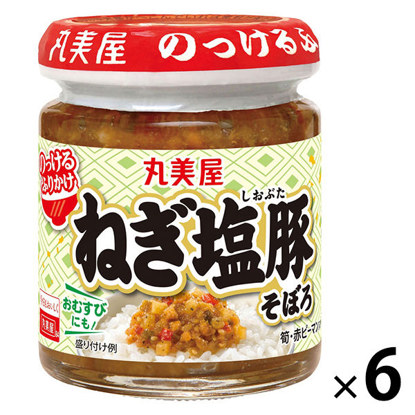 丸美屋 のっけるふりかけ ねぎ塩豚そぼろ 瓶入 100g　1セット（1個×6）