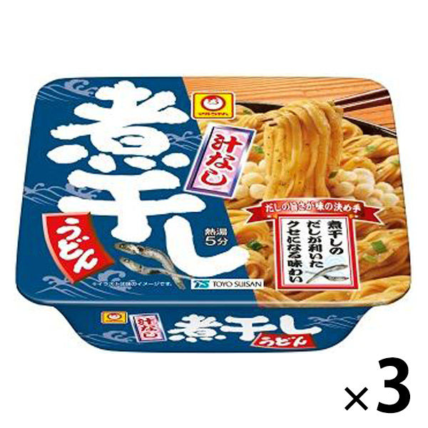 マルちゃん 汁なし煮干しうどん カップ麺 1セット（1個×3） 東洋
