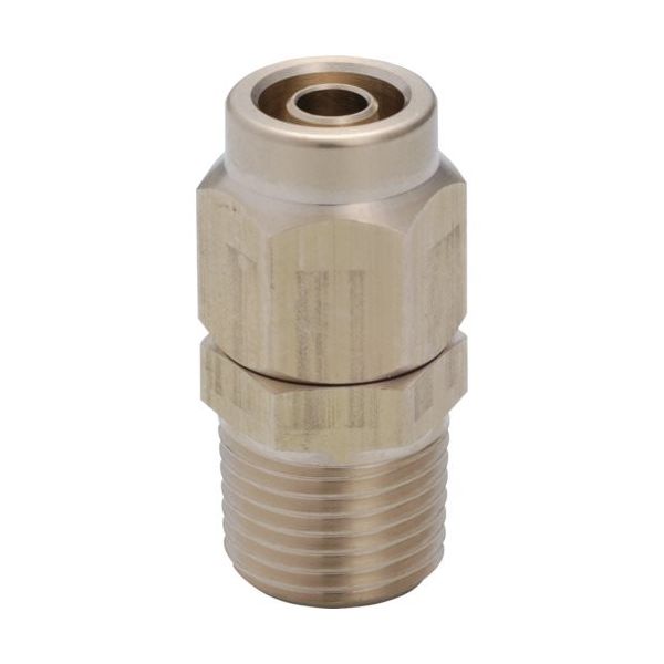 日本ピスコ PISCO ブラス製締付継手 ストレート NKC0860-02 1セット(10個) 124-1713（直送品）