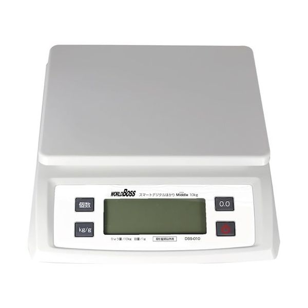 高森コーキ ワールドボス スマートデジタルはかり Middle 10kg DSS-010 1台 539-0607（直送品）