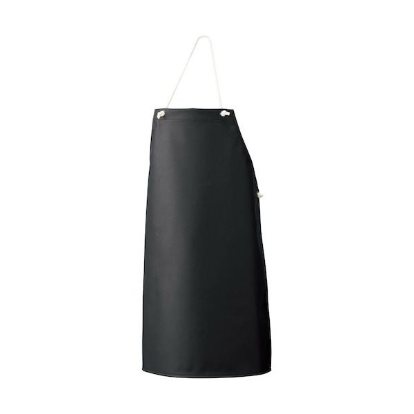 船橋 レザーエプロン ブラック AF-200 BK 1枚 554-7054（直送品）