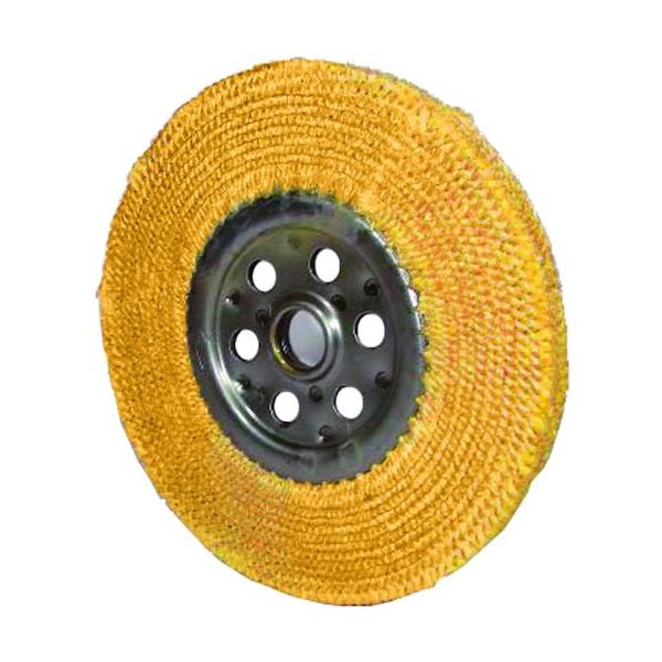 柳瀬 ヤナセ サイザルクローズドバフ 240x100x25.4 イエロー CSB240-Y 1個 417-4183（直送品）