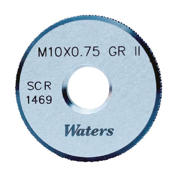 ノガ・ウォーターズ WATERS メートルねじ検査用リングゲージ(旧JIS) WGRIR2M25X2.0 1式 208-9271（直送品）
