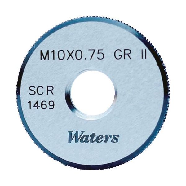ノガ・ウォーターズ WATERS メートルねじ工作用リングゲージ(旧JIS) WGRWR2M33X1.5 1式 208-9104（直送品）