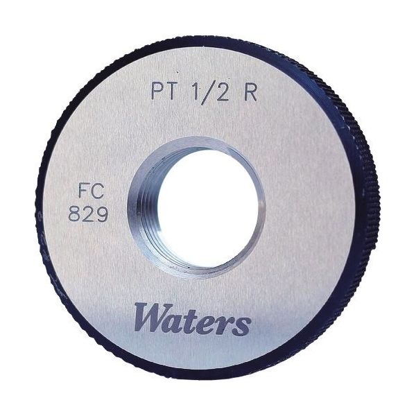 ウォーターズ社 WATERS テーパーねじ用リングゲージ(PT) WR1/2-14PT 1式 208-9359（直送品）