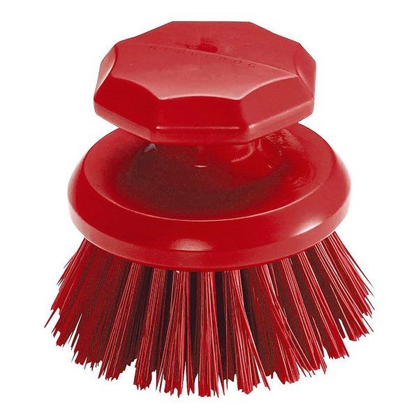 トラスト オールカラー ラウンドスクラブブラシ レッド 1223603 1個 67-5743-77（直送品）