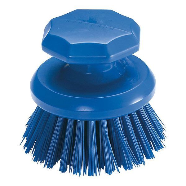 トラスト オールカラー ラウンドスクラブブラシ ブルー 1223601 1個 67-5743-79（直送品）