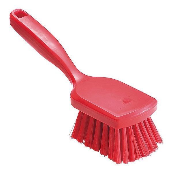 トラスト ショートハンドルブラシ ハード レッド 1243603 1個 67-5743-92（直送品）