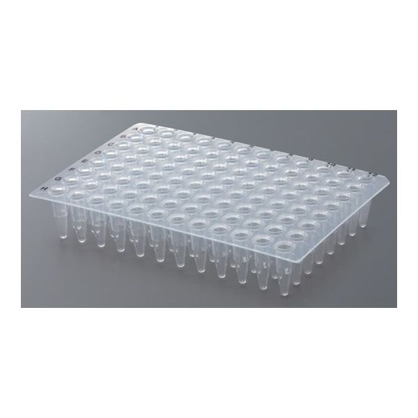 イナ・オプティカ PCR用96ウェルプレート 0.2mL 10枚入 3400-00 1箱(10枚) 67-3044-59（直送品）