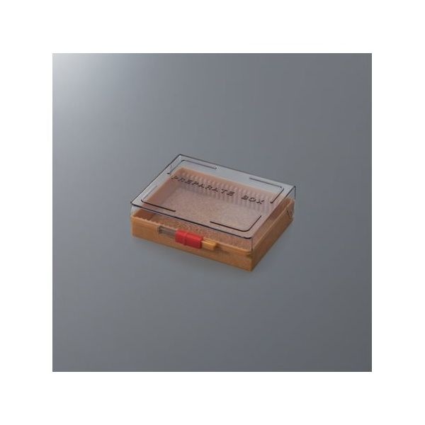 イナ・オプティカ プレパラートボックス 25枚用 クリアカバー PB-25 1個 67-4744-31（直送品）