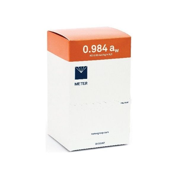 アズワン 水分活性標準液 0.984aw(0.5mol/kg KCl)10本入 成績証明書付属 67-5189-64 1セット(10本)（直送品）