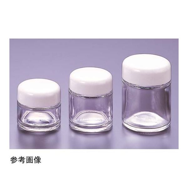 マルエム クリーム瓶 60mL 80個入 CR-60 1箱(80個) 67-6440-73（直送品）