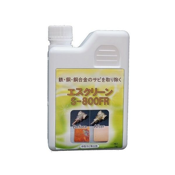 佐々木化学薬品 エスクリーンSー800FR 1kg 80712 1本 67-6644-02（直送品）
