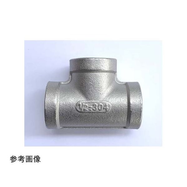 吉年 SUS304 低圧ネジ込 チーズ Y-304T_50A 1個 67-6822-72（直送品）