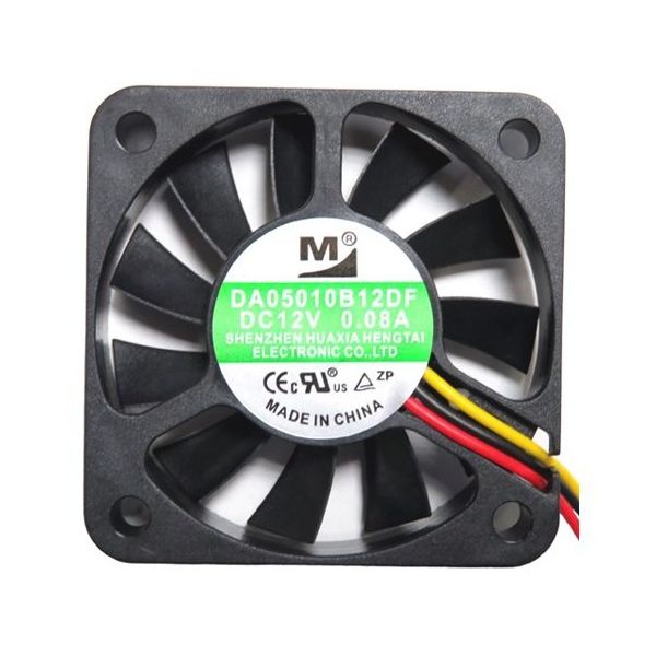 ワイドワーク DC12V小型ファン Lowスピード(50mm角・10mm厚) DA05010B12DF 1個 65-1329-70（直送品）