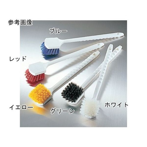 アズワン ロングハンドルブラシ M ホワイト 67-6895-12 1個（直送品）