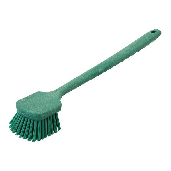 カーライルフードサービスプロダクツ ロングハンドルブラシ グリーン 40501EC09 1個 65-2348-24（直送品）