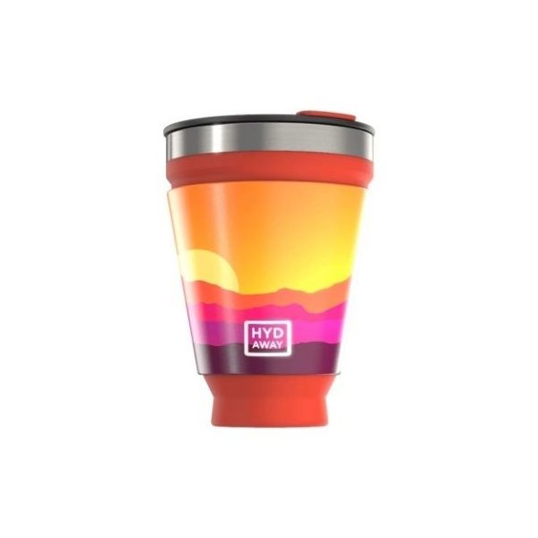 Pangaea 折り畳みタンブラー サンレッド TU01SR 1個 65-2351-86（直送品）