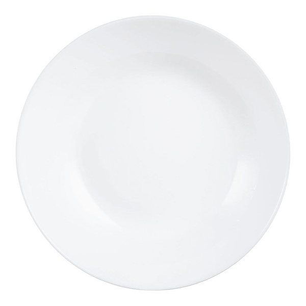 ARC International エボリューションホワイト スーププレート 26cm P0447 1個 67-5753-91（直送品）