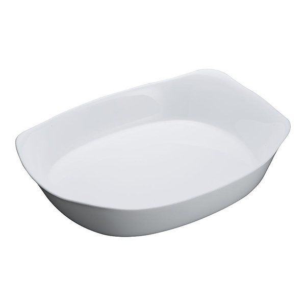 ARC International スマートキュイジーヌ カリーヌ 耐熱皿 レクタングル 34×25cm 65-3880-23 1個（直送品）