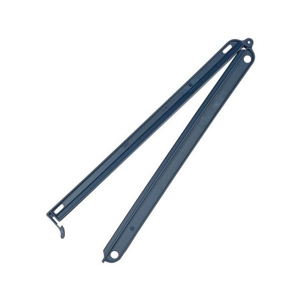 河西 X線金属検査・非破壊検査機器用ウェーロッククリップイット ダークブルー 特特大 留め幅320mm POM320FD-DB 1個（直送品）