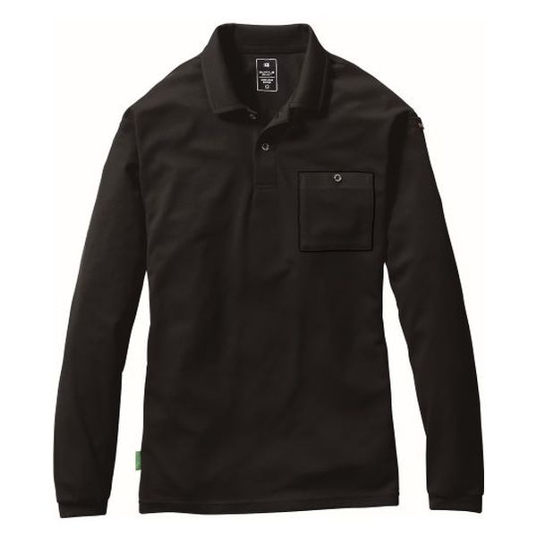 バートル 長袖ポロシャツ ブラック XXL 165-35-XXL 1枚（直送品）