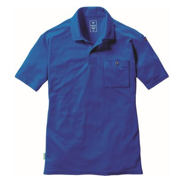 バートル 半袖ポロシャツ サーフブルー L 167-47-L 1枚（直送品）