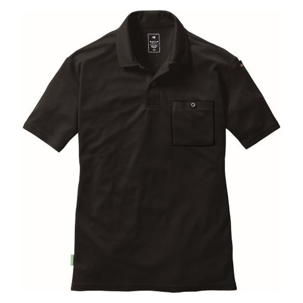 バートル 半袖ポロシャツ ブラック L 167-35-L 1枚（直送品）