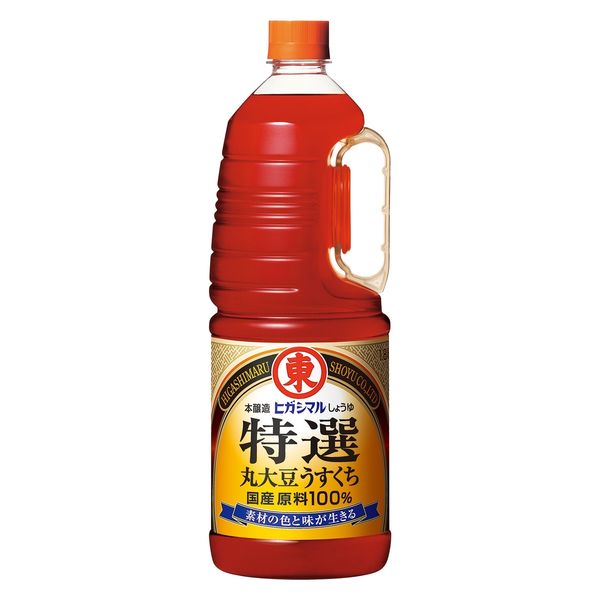 特選丸大豆うすくちしょうゆ 1.8L 1個 ヒガシマル醤油 淡口しょうゆ 業務用 大容量 プロ仕様 プロユース - アスクル