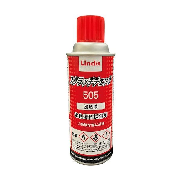 横浜油脂工業 Linda スクラッチチェック505浸透液(300ml) 5109 1セット(10本) 528-1658（直送品）