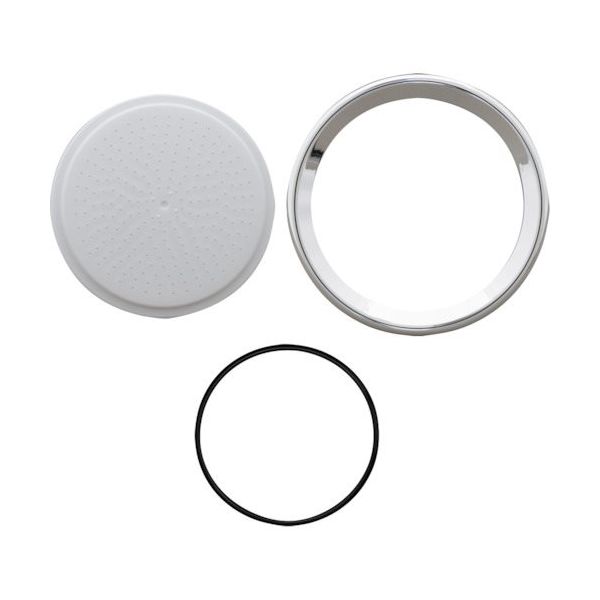 タカギ マイクロバブルシャワースクリーンセット(WT+メッキ) XJZ0024 1個 420-4066（直送品）