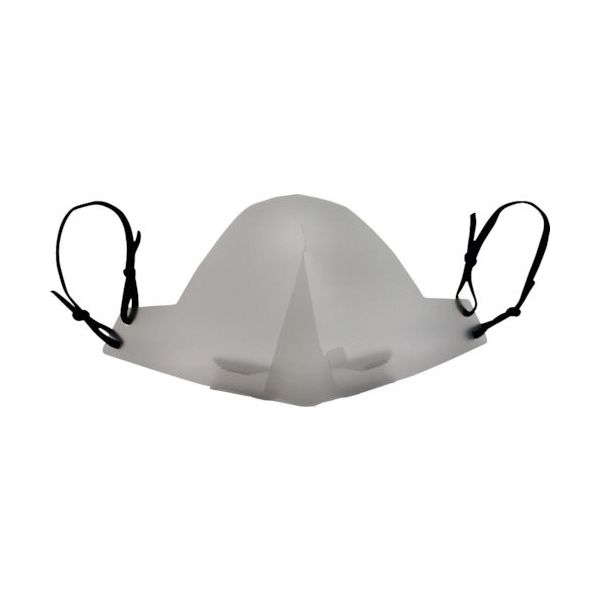 井口機工製作所 ISB まるみえマスク(半透明グレーMサイズ) FS-M-002GR-1 1式 323-2007（直送品）