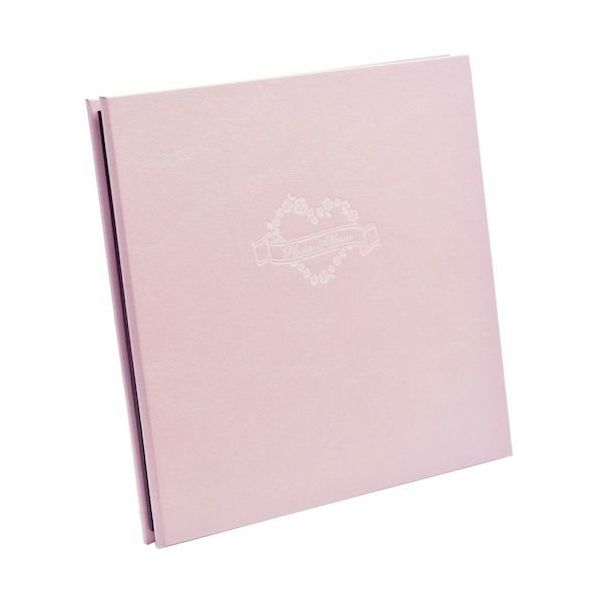 富士フイルム フジカラー フリーアルバムミニ レザー ピンク FREEALBUM805158 1冊 563-0277（直送品）