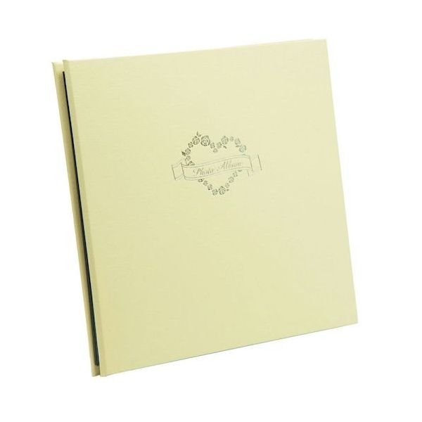 富士フイルム フジカラー フリーアルバムミニ レザー アイボリー FREEALBUM805165 1冊 563-0280（直送品）