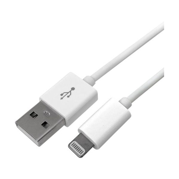 エアージェイ MFIライトニングケーブル MUJELP2M 1本 473-1700（直送品）