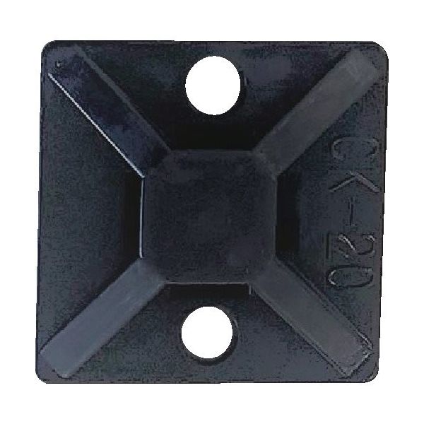 芝軽粗材 コンベックス 結束バンドベース CKー20B 100本入り CK-20B(100P) 1袋(100本) 473-9021（直送品）