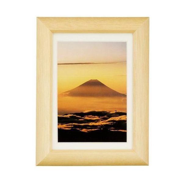 富士フイルム フジカラー デジフォトフレームD3 ハガキ(A6)・L ナチュラル D3KGL NT 1枚 540-4559（直送品）